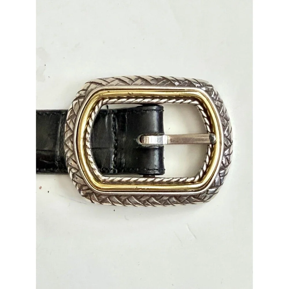 Brighton Marcus Two-Tone Reversible Belt Size M 30